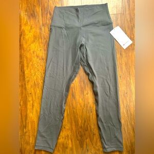 Lululemon Align Yoga Pants Graphite Grey 25" High Rise Leggings Size 8 NWT